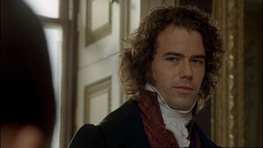 Our first sight of Henry Crawford, he looks out slightly menacing