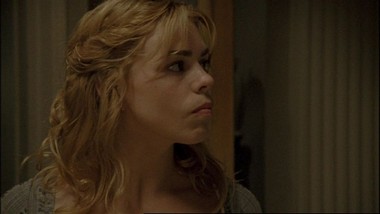 wary, and rightly so (for she is humiliated and marginalized, at the same time as at the center of what goes on)