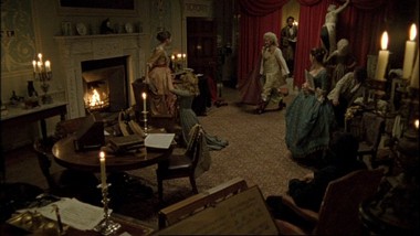 The scenes of the rehearsal are all dark lit, with a queasy masquerade feel