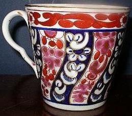 English worcester porcelain chocolate cup, 1800