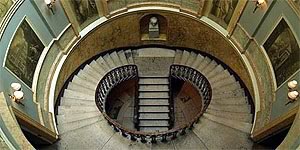 Stair case, view down