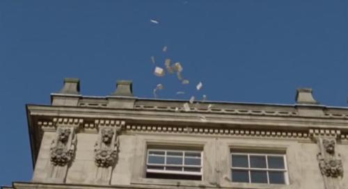 Amanda rips up her copy of Pride and Prejudice