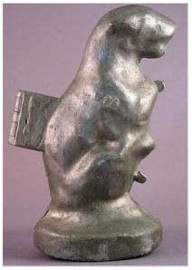 Squirrel ice cream mold, ruby lane antiques