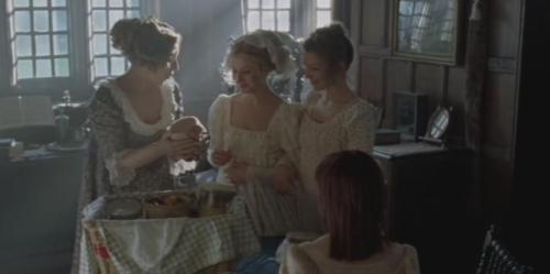 Mrs. Bennet brings stilton cheese and loganberries.