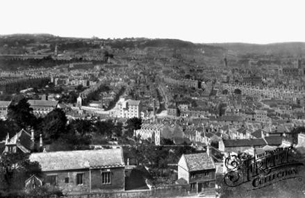 View from Beechen Cliff, 1876