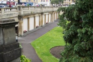 Remains of the lower rooms