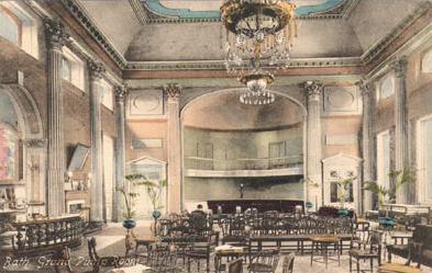 Pump Room with Chandelier and Music Gallery