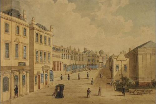 Walks and Old Assembly Room, 19th c. copy of an 18th c. painting