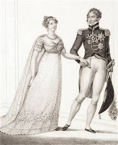 Princess Charlotte and Prince Leopold at their Wedding