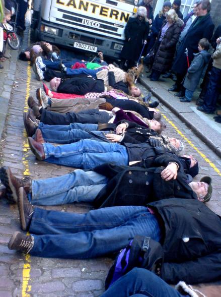 Littel Green Street Protestors