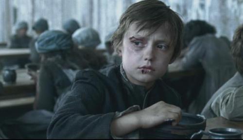Badly treated workhouse boy.