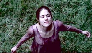 Walking to Willoughby's house, Marianne is refreshed by the rain.