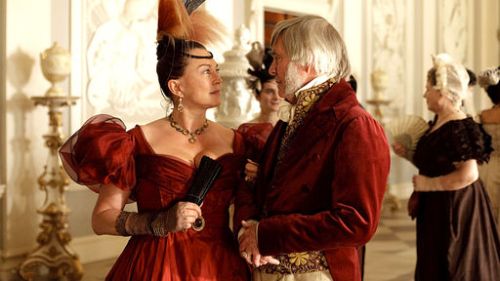 Mrs. Merdle and William Dorrit in Venice