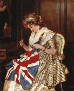 sewingvictory_Hughes 1900 Sewing Victory, Talbot Hughes, 1900