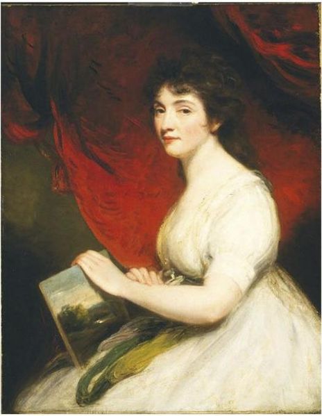 Mary Linwood by Hoppner, 1800