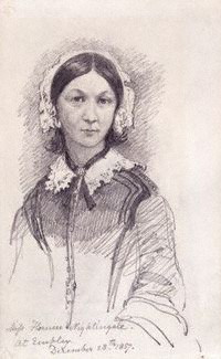 Florence Nightingale, Sir George Scharf, 1847