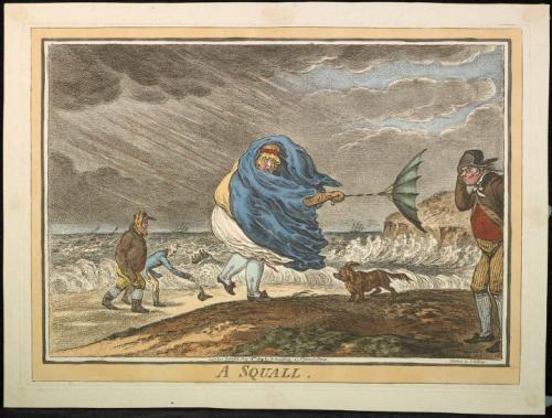 A squall, Gilray 1810