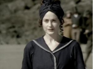 Becky Sharpe (Natasha Little) in bathing costume, Vanity Fair 1998