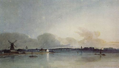 Thomas_Girtin_1800 watercolor landscape Watercolor landscape, Thomas Girtin, 1800