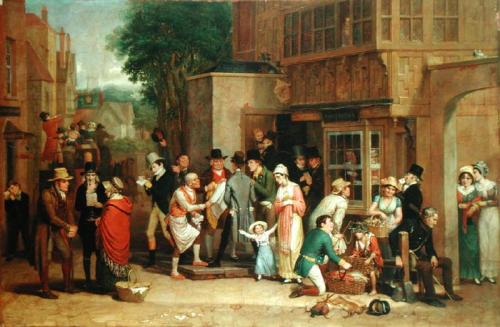 The Post Office, Edward Villiers Rippingille, 1820