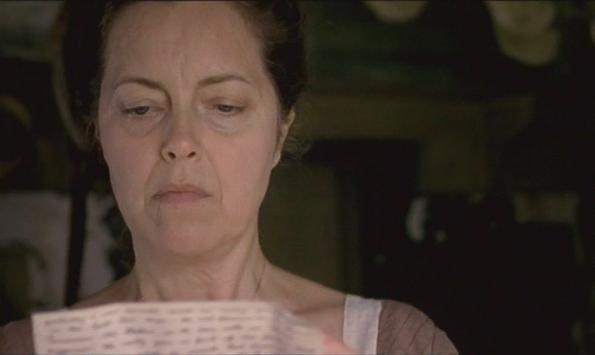 Greta Scacchi as Cassandra reads Jane's letter