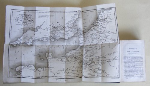 London to Paris Routes, Planta's Paris, 1825
