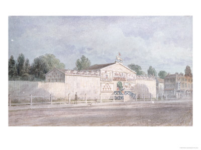 astley's amphitheatre exterior view 1777 william capon