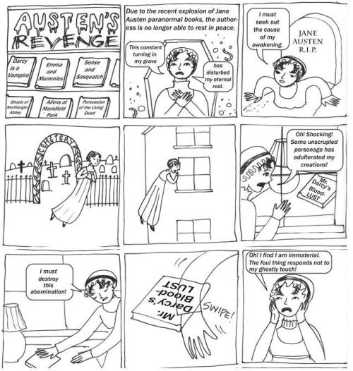 Austen's revenge ARt ghost Liz Wong