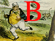 B is for Bull, from an old alphabet book
