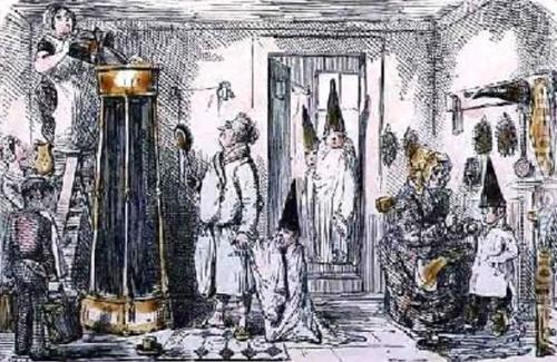 John Leech 1851 Domestic Sanitary Regulation