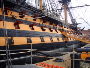 HMS Victory broadside