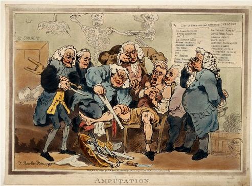 The amputation, Rowlandson