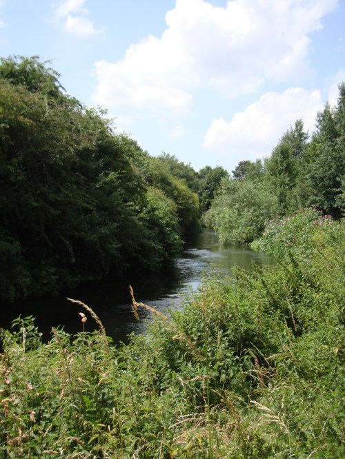 The Wandle River which goes past the site of Nelsons merton estate.