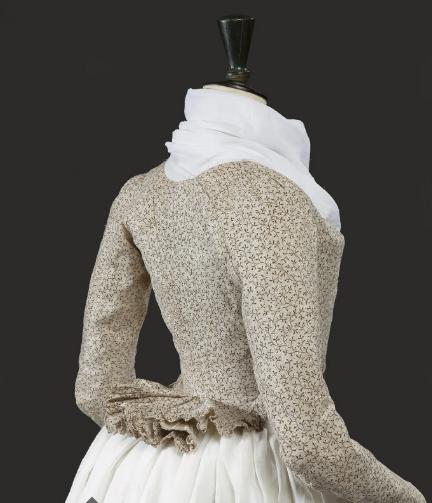 1790 caraco jacket of printed cotton christies