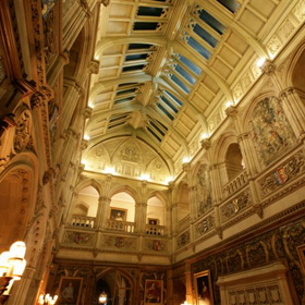 Detail of saloon ceiling