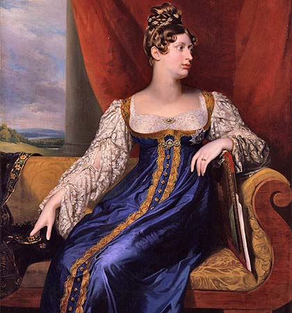 Princess Charlotte's Blue Russian Gown | Jane Austen's World