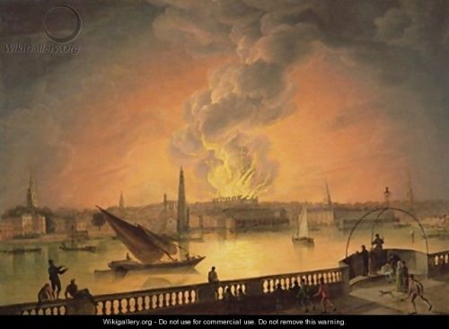 Fire_Burning of Drury Lane_ThomasLuny