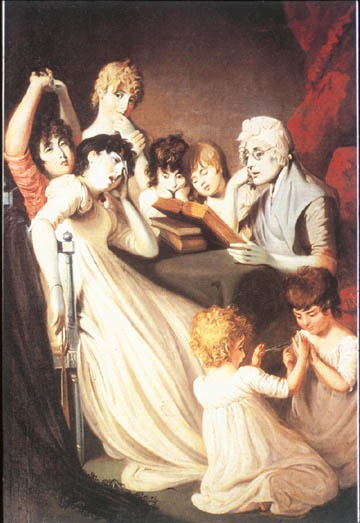 John Opie, "A Moral Homily"