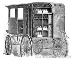 Refrigerated milk cart