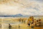Lancaster Sands circa 1826 by Joseph Mallord William Turner 1775-1851