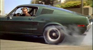 Steve McQueen in mustang