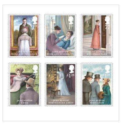 Jane Austen stamps