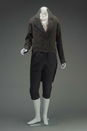 Man's suit, American. 1810-1820. Museum of Fine Art