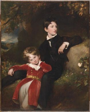 Thomas Lawrence English (Bristol, England 1769 - 1830 London, England) Sir Walter James, Bt., and Charles Stewart Hardinge, 1829. Image @Harvard Art Museums