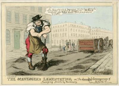 street sweeper and machine