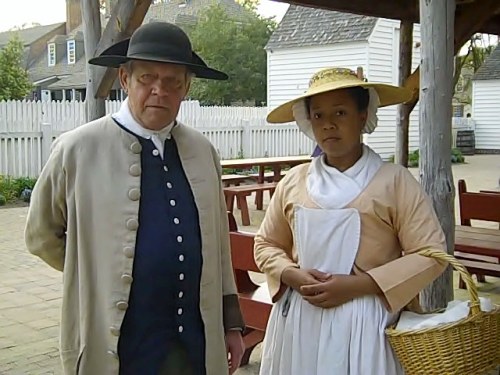 Workers near the tavern