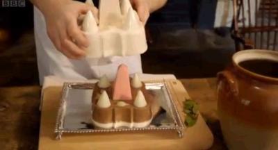 Ivan Day's recreation of Solomon's Temple, a very difficult flummery to recreate.