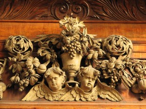 Carving design by Grinling Gibbons