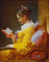 A Young Girl Reading, or The Reader (French: La Liseuse), is an 18th-century oil painting by Jean-Honoré Fragonard. Image @Wikipedia