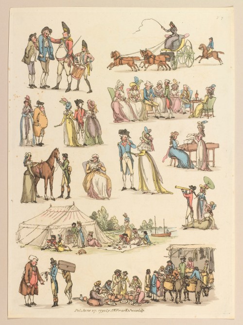 13 vignettes 1790 rowlandson